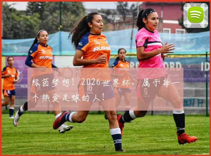 绿茵梦想！2026世界杯，属于每一个热爱足球的人！